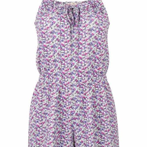 Miss K Womens Multicoloured Floral Viscose Playsuit One-Piece Size S Pullover