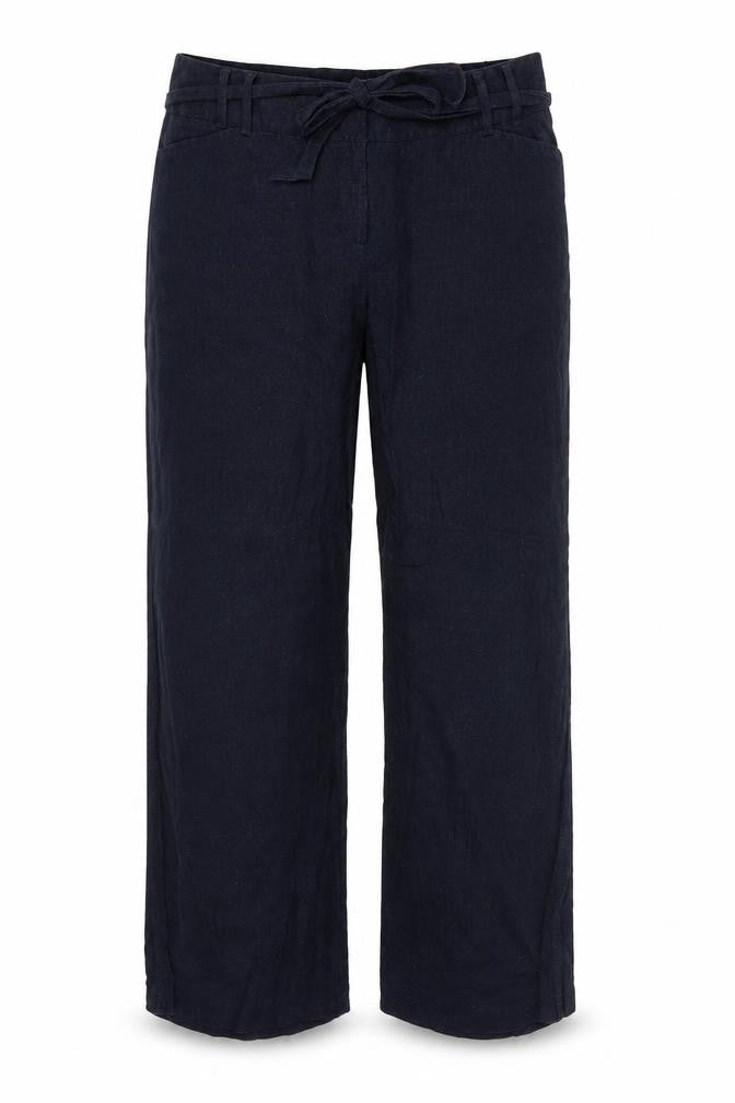 James Lakeland Womens Blue Polyester Trousers Size 36 L29.5 in Regular