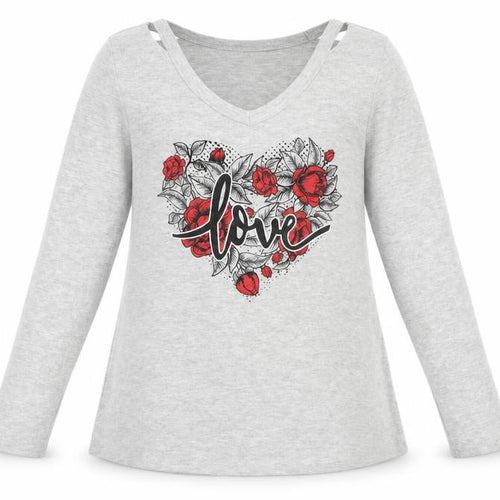 No Boundaries Girls Grey Polyester Jumper Dress Size 12-13 Years Round Neck Pullover - Love