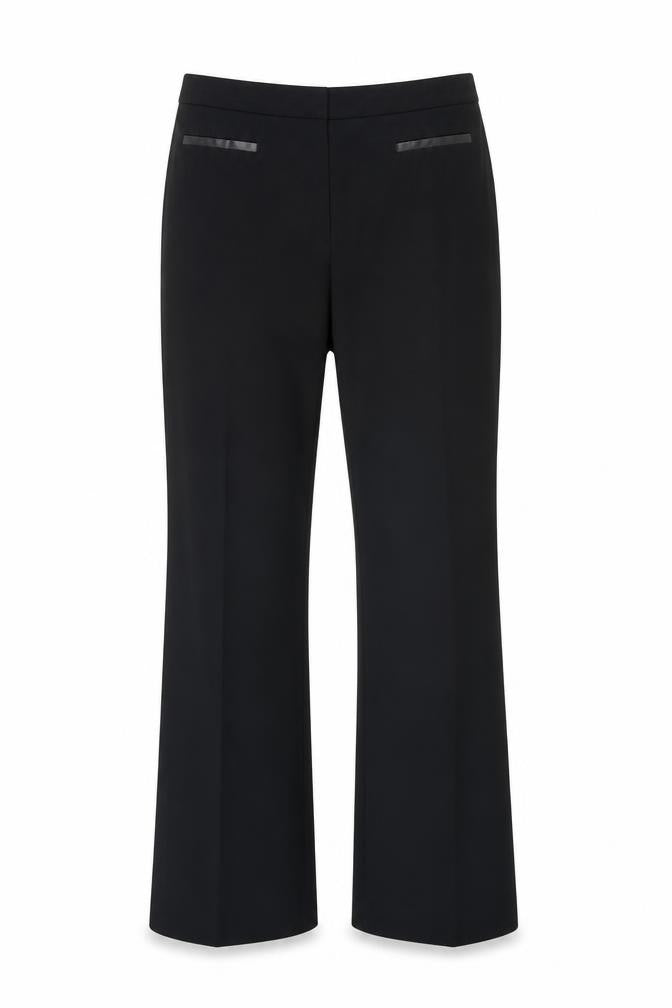 Marks and Spencer Womens Black Polyester Dress Pants Trousers Size 10 Regular Zip