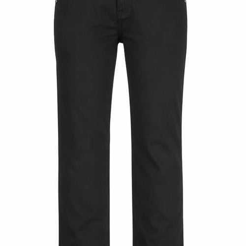 N&F Jeans Womens Black Cotton Straight Jeans Size 30 Regular Zip