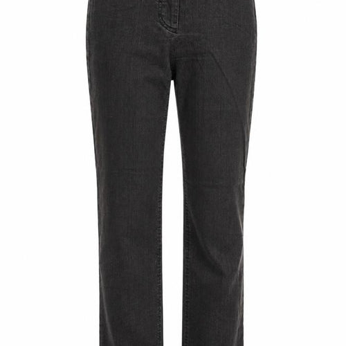 Gerry Weber Womens Grey Cotton Straight Jeans Size 28 in Regular Zip