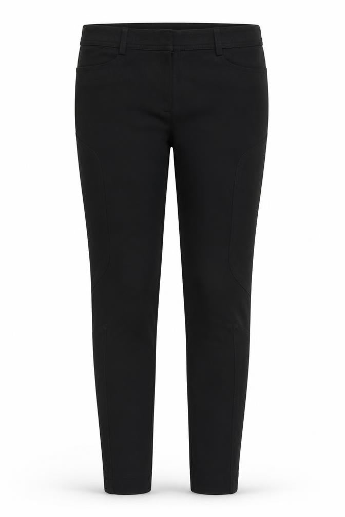 NEXT Womens Black Viscose Dress Pants Trousers Size 10 Regular Zip