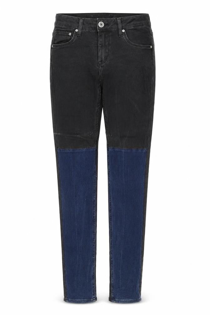 H&M Womens Black Cotton Skinny Jeans Size 27 in Regular Zip