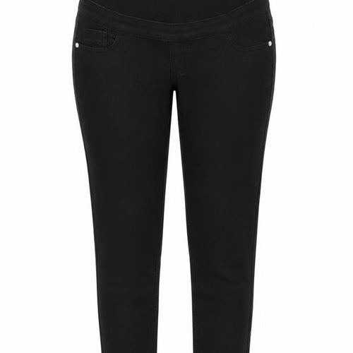 Boohoo Womens Black Cotton Straight Jeans Size 8 Regular