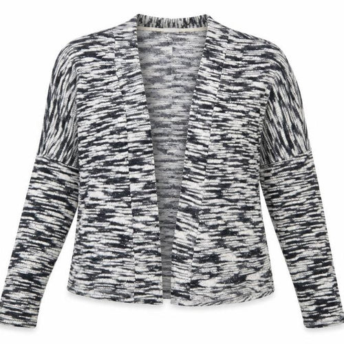 Vera Moda Womens Grey V-Neck Herringbone Cotton Cardigan Jumper Size S
