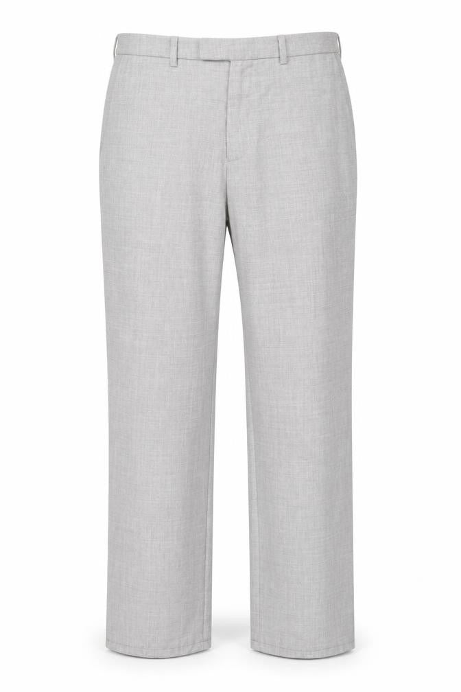 MTWTFSS Weekday Mens Grey Polyester Dress Pants Trousers Size M Regular Zip
