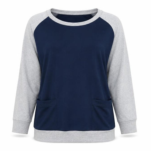 Arista Womens Blue Round Neck Polyester Pullover Jumper Size 10
