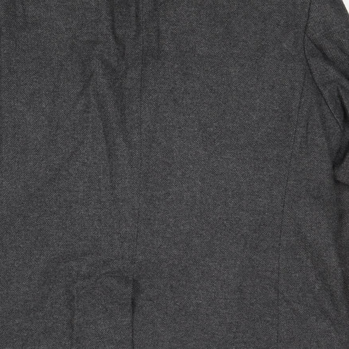 Burton Mens Grey Wool Jacket Blazer Size 48 Regular