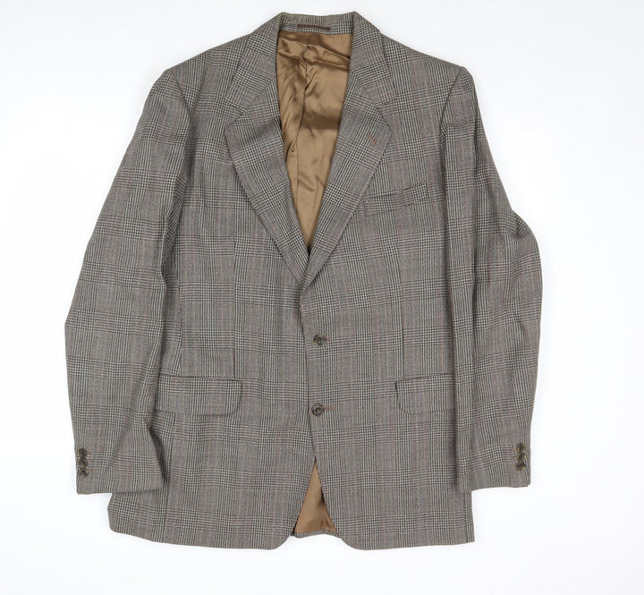Marks and Spencer Mens Brown Wool Jacket Suit Jacket Size 42 Regular