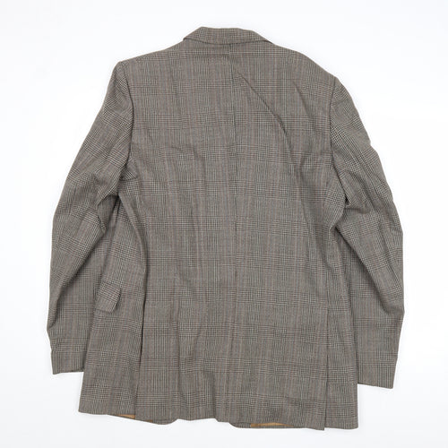 Marks and Spencer Mens Brown Wool Jacket Suit Jacket Size 42 Regular