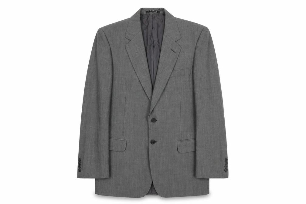 Marks & Spencer Mens Grey Polyester Jacket Suit Jacket Size M Regular