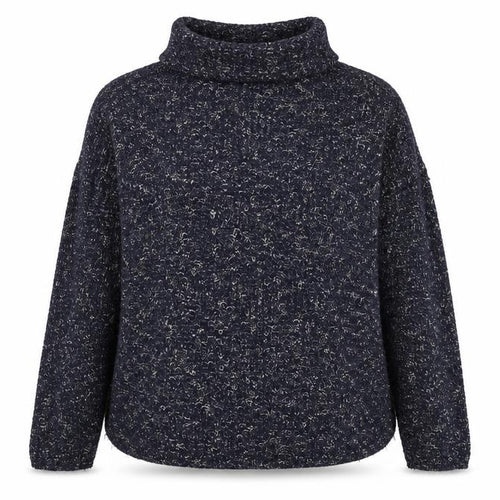 Boohoo Womens Blue Roll Neck Acrylic Pullover Jumper Size M