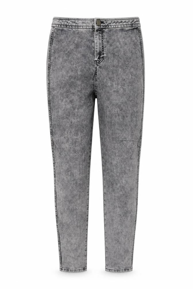 ASOS Womens Grey Cotton Jegging Jeans Size 30 in L32 in Regular Button