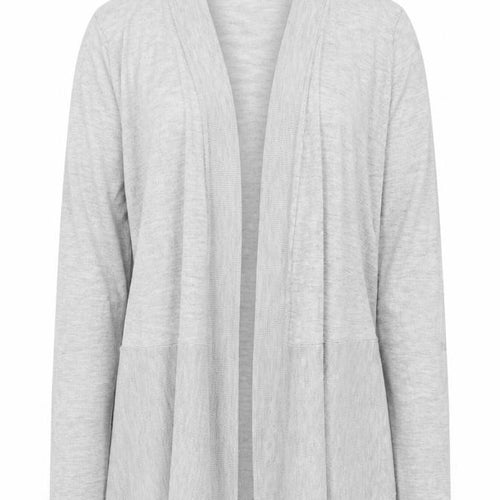 Marks and Spencer Womens Grey V-Neck Polyamide Cardigan Jumper Size 14