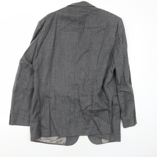 Marks and Spencer Mens Grey Wool Jacket Suit Jacket Size 42 Regular
