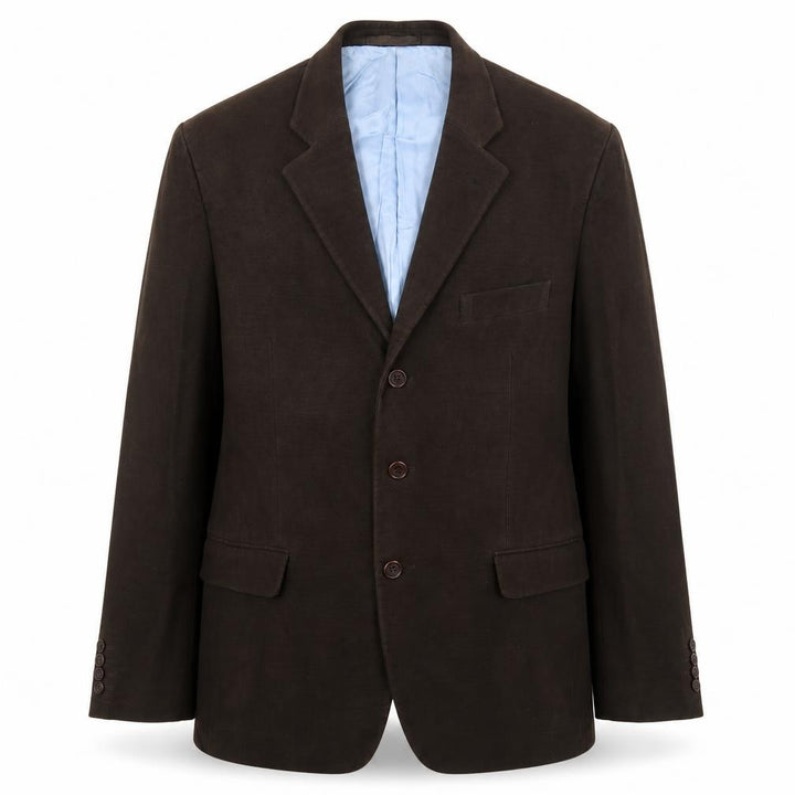 Sartorio Mens Brown Polyester Jacket Blazer Size 42 Regular