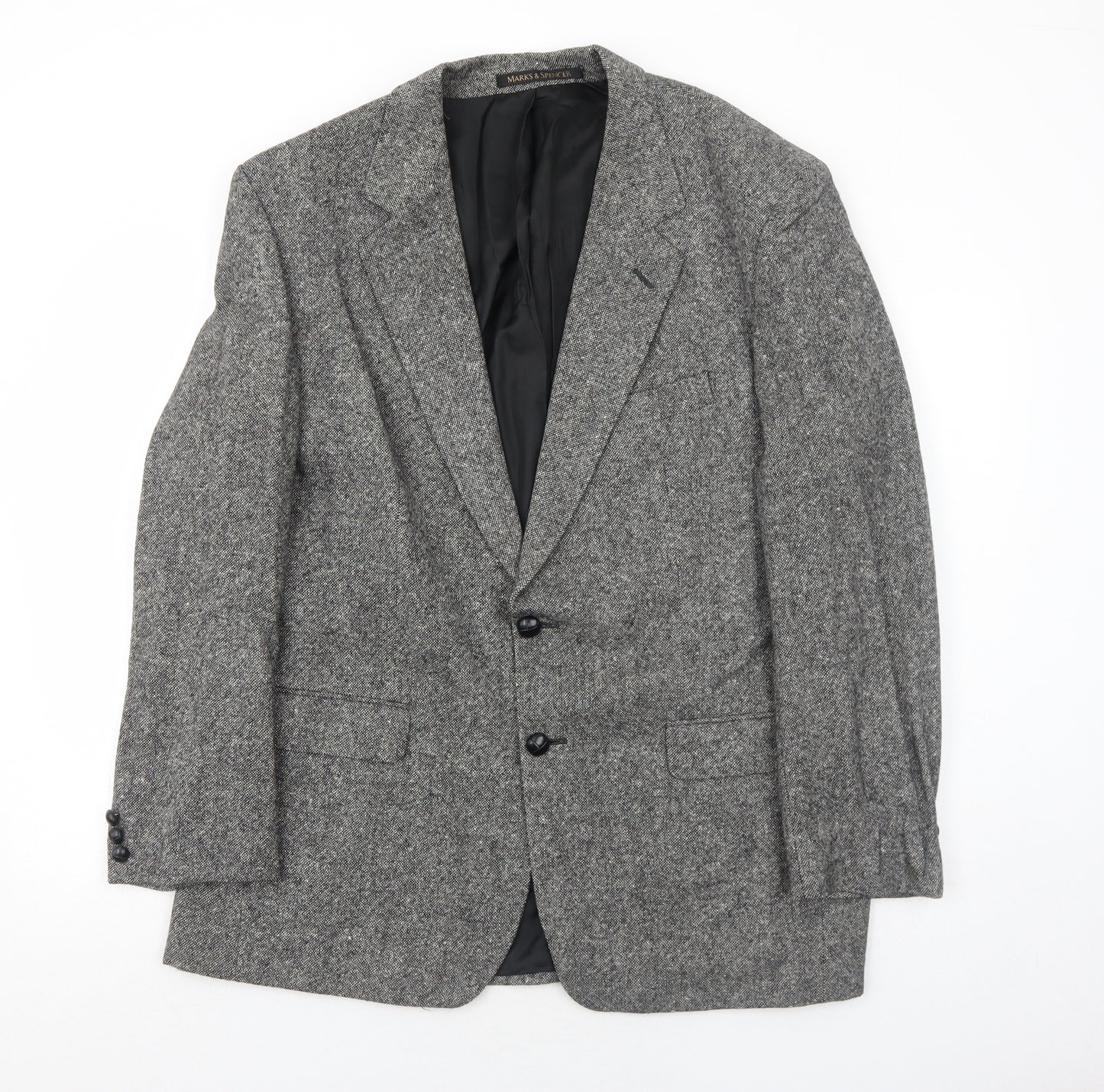 Marks and Spencer Mens Grey Wool Jacket Suit Jacket Size 44 Regular