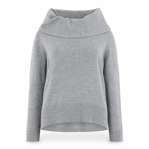 Damart Womens Grey Roll Neck Acrylic Pullover Jumper Size 18