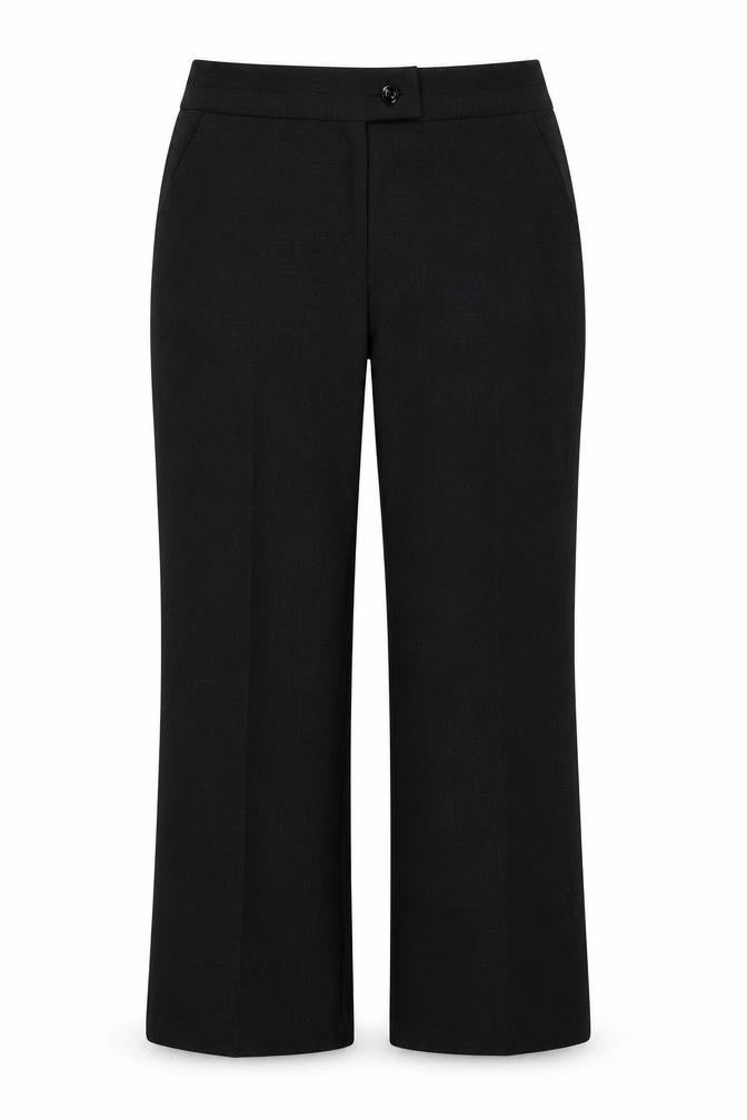 M&Co Womens Black Polyester Dress Pants Trousers Size 14 Regular Zip