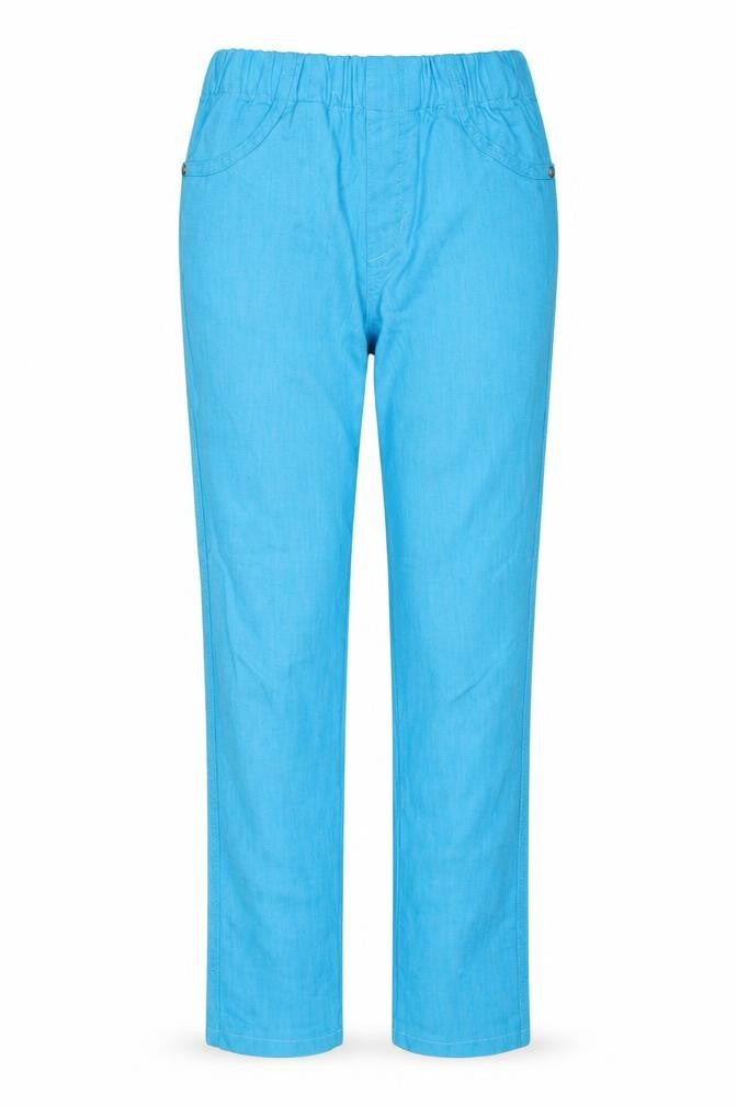 Laura Ken Womens Blue Cotton Straight Jeans Size 10 Regular
