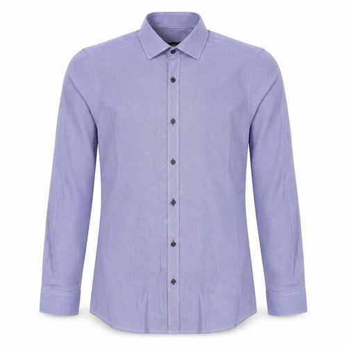 NEXT Mens Blue Check Polyester Dress Shirt Size 14.5 Collared Button