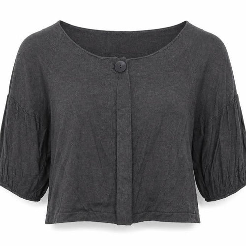 Monsoon Womens Grey Boat Neck Viscose Cardigan Jumper Size 12