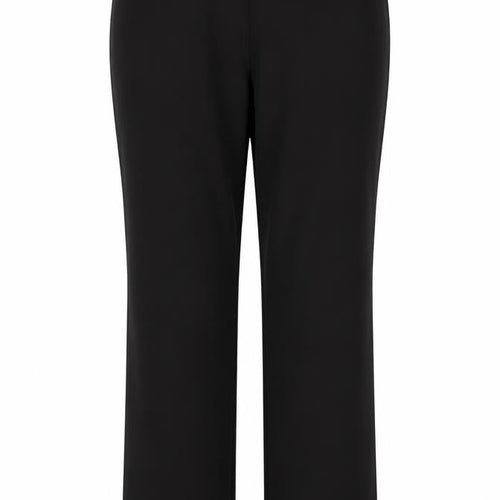Marks and Spencer Womens Black Viscose Trousers Size 12 Regular