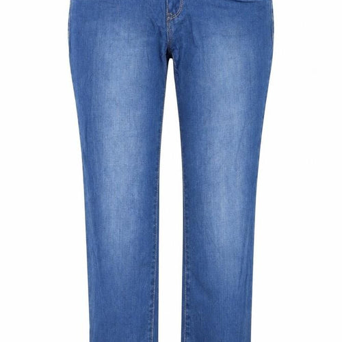 DMR Womens Blue Cotton Straight Jeans Size 31 in Regular Zip