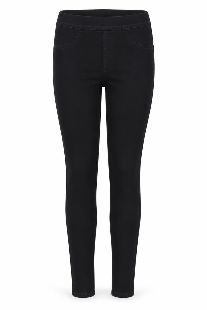 Marks and Spencer Womens Black Cotton Jegging Jeans Size 8 Regular