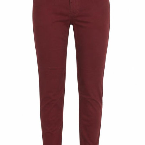 FB Sister Womens Red Cotton Skinny Jeans Size M L28 in Regular Button