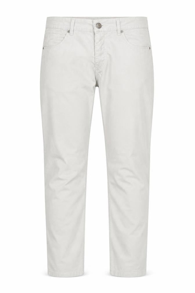Front view of Joker women’s grey cotton trousers, size UK 30, in regular zip