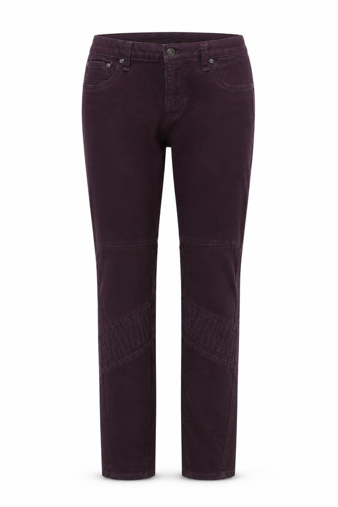Dex Womens Purple Cotton Straight Jeans Size 31 in Regular Zip