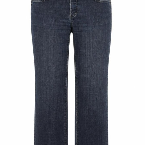colac collection Womens Blue Cotton Straight Jeans Size 42 in Regular Zip