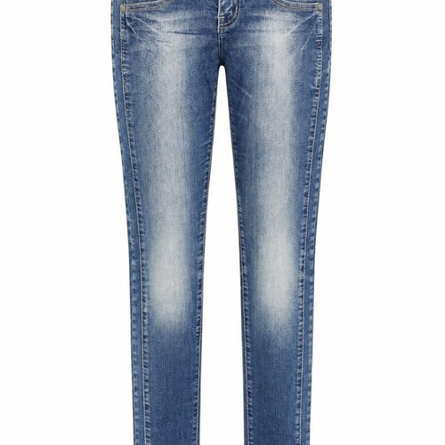 slivillim Womens Blue Cotton Skinny Jeans Size 8 Regular Zip