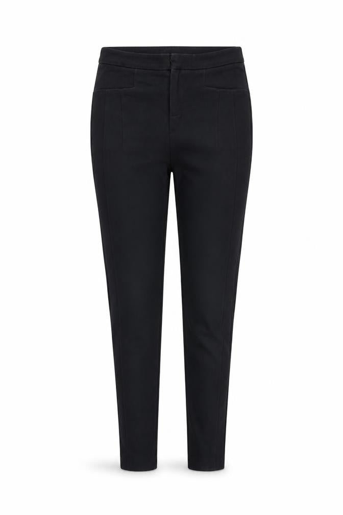 Bearun Womens Black Polyester Chino Trousers Size S Regular Zip