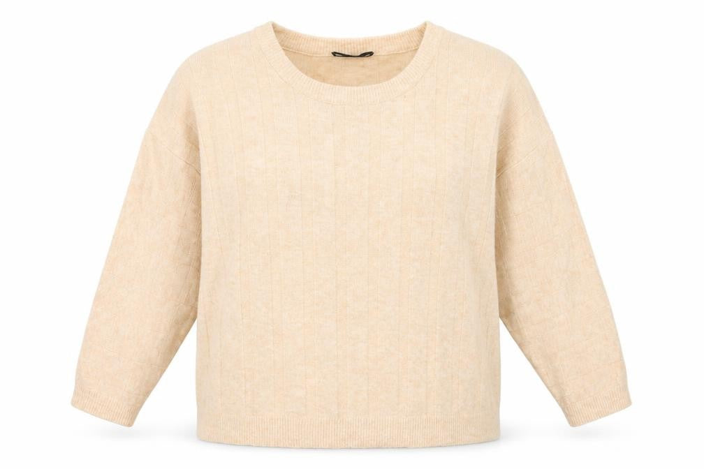 Marks and Spencer Womens Pink Round Neck Acrylic Pullover Jumper Size S