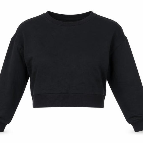 ASOS Womens Black Cotton Pullover Sweatshirt Size 10 Pullover