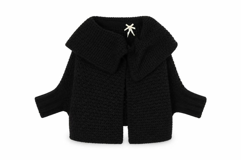 NEXT Womens Black V-Neck Acrylic Cardigan Jumper Size M
