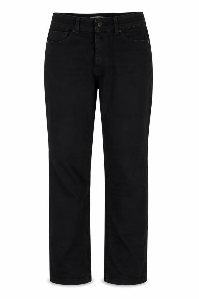 De. Corp Womens Black Cotton Straight Jeans Size 32 in Regular Zip