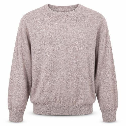 New Look Mens Red Round Neck Cotton Pullover Jumper Size L Long Sleeve