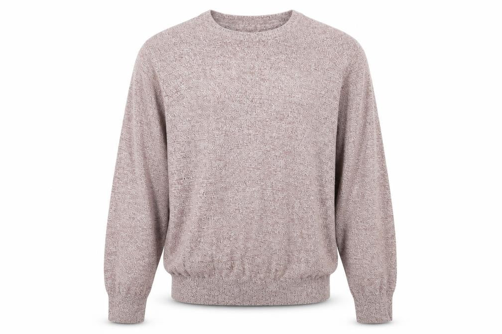 New Look Mens Red Round Neck Cotton Pullover Jumper Size L Long Sleeve
