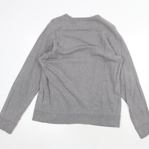 Gap Mens Grey Cotton Pullover Sweatshirt Size S