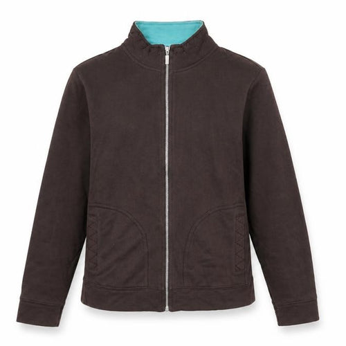Maine New England Womens Brown Jacket Size 16 Zip