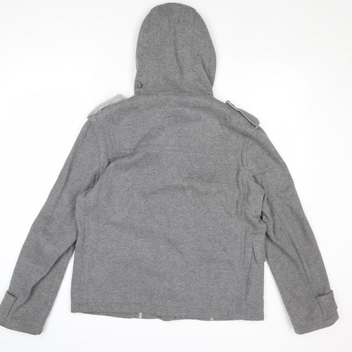 ASOS Womens Grey Jacket Coat Size M Button