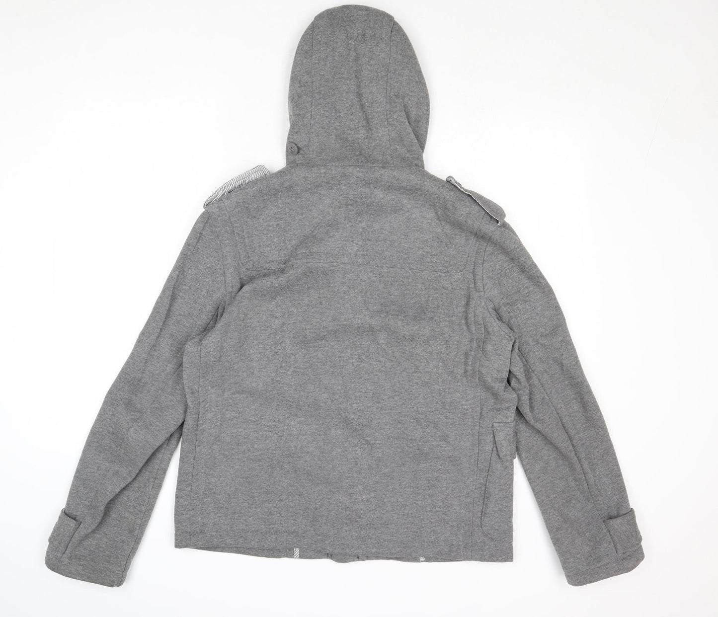 ASOS Womens Grey Jacket Coat Size M Button