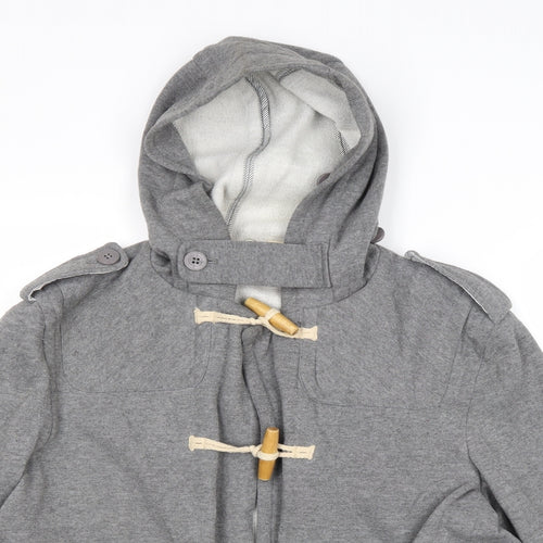 ASOS Womens Grey Jacket Coat Size M Button