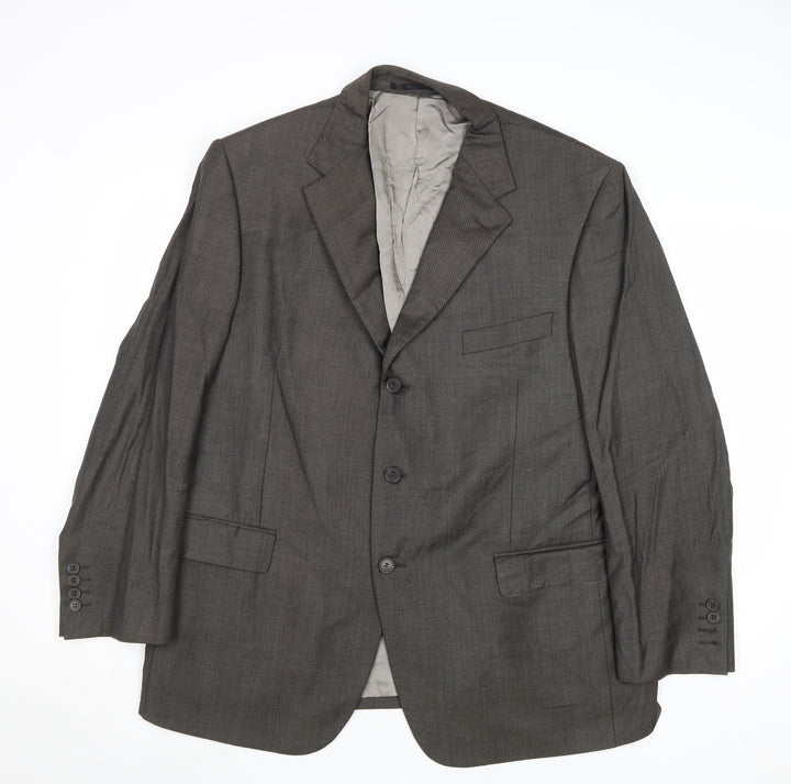 Marks and Spencer Mens Grey Wool Jacket Suit Jacket Size 44 Regular