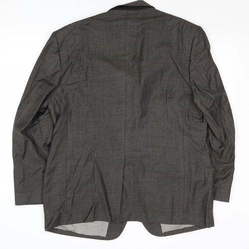 Marks and Spencer Mens Grey Wool Jacket Suit Jacket Size 44 Regular