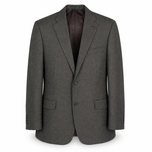 Greenwoods Mens Grey Geometric Polyester Jacket Suit Jacket Size 44 Regular